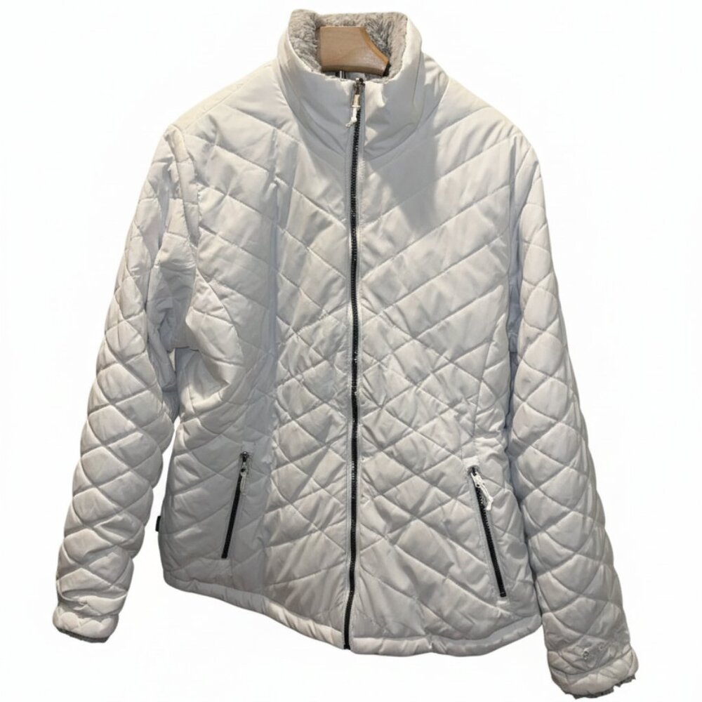 Free Country White Cloud Lite Quilted Puffer Coat